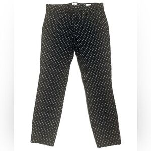 Gap size 8 skinny polka dot pants black pockets signature skinny ankle
